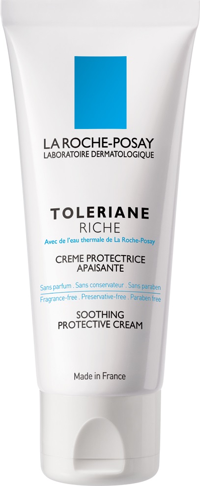 Ля Рош Позе Крем успокаивающий увлажняющий защитный для сухой чувствительной кожи Толеран Риш 40 мл (La Roche-Posay, Toleriane) фото 1