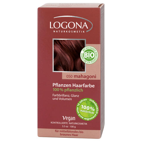 Растительная краска для волос 050 «Махагон коричневато-красный» 100г (Color hair)