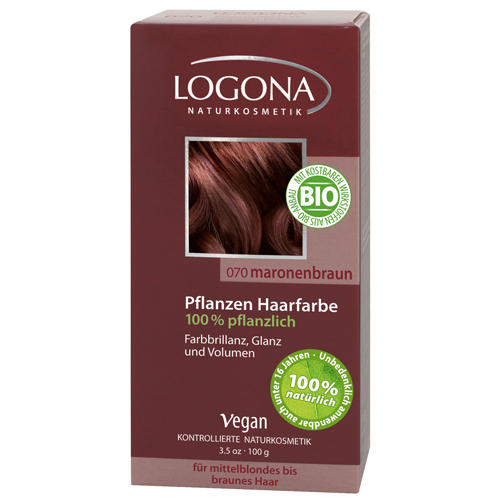 Растительная краска для волос 070 «Каштан коричневый» 100г (Color hair)