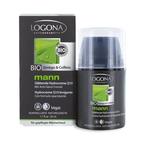 Логона Увлажняющий крем с Q10 50 мл (Logona, For men) фото 0