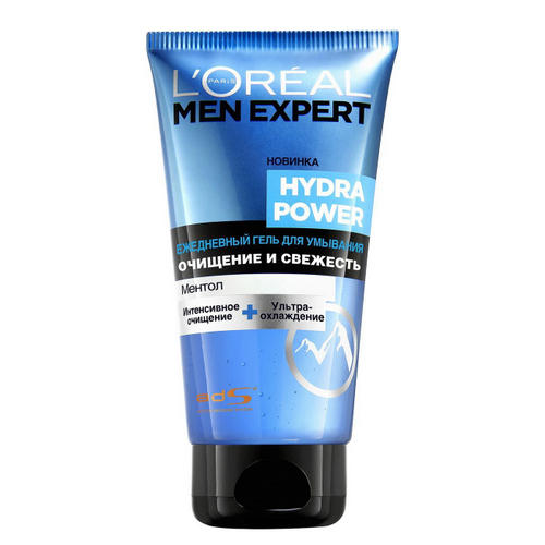 Лореаль Париж Гель для умывания Гидра Пауэр 150 мл (L'oreal Paris, Men Expert) фото 0