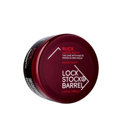 Лок Сток Энд Баррел Матовая мастика-помада для волос мужская Ruck Matte Putty, 100 гр (Lock Stock & Barrel, Ruck Matte Putty) фото 0