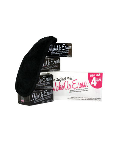 MakeUp Eraser Мини-салфетки для снятия макияжа, черные, 4 шт (MakeUp Eraser, Mini) фотографии
