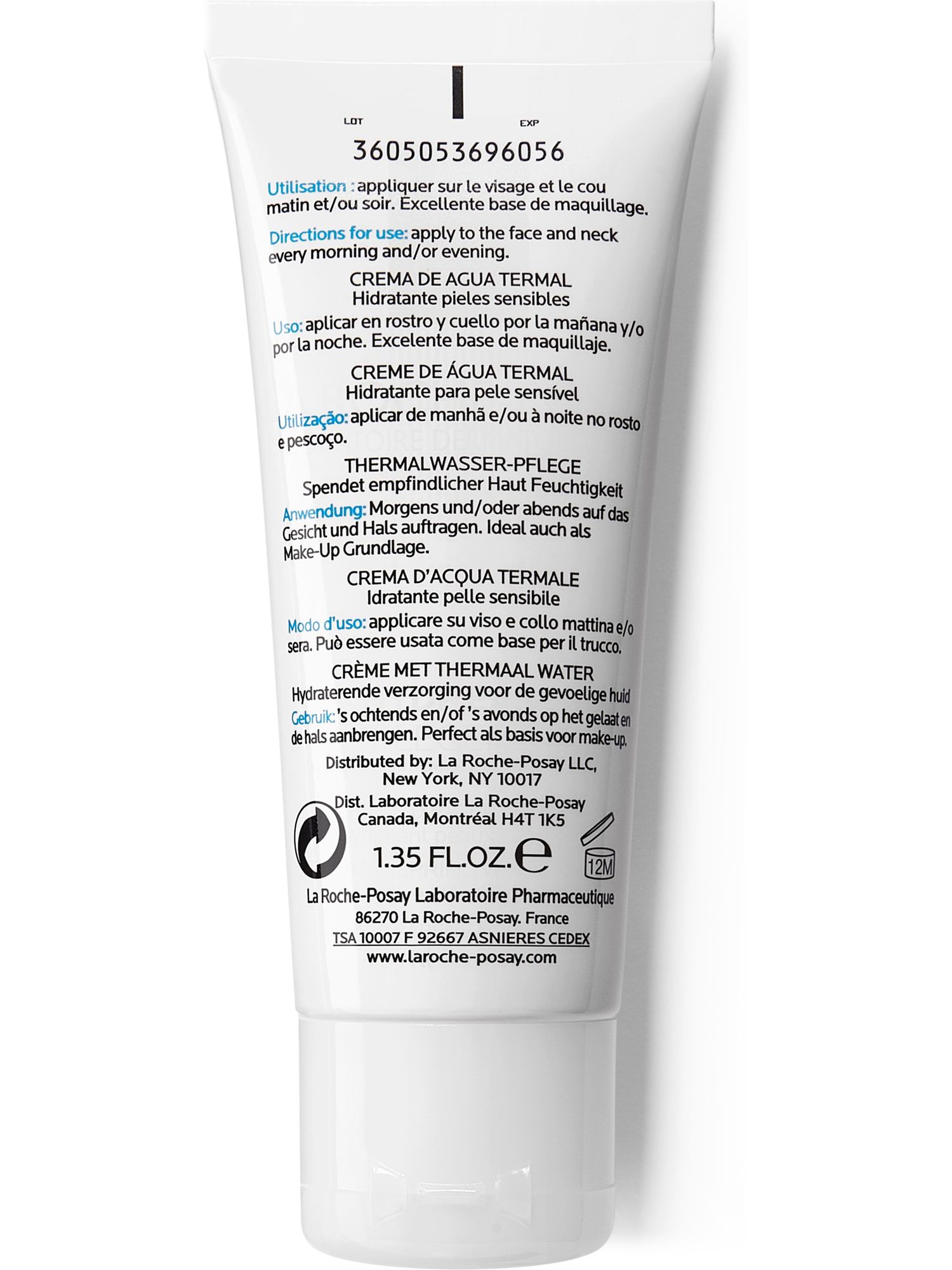 Ля Рош Позе Увлажняющий крем для чувствительной кожи, склонной к сухости Riche, 40 мл (La Roche-Posay, Hydreane) фото 1