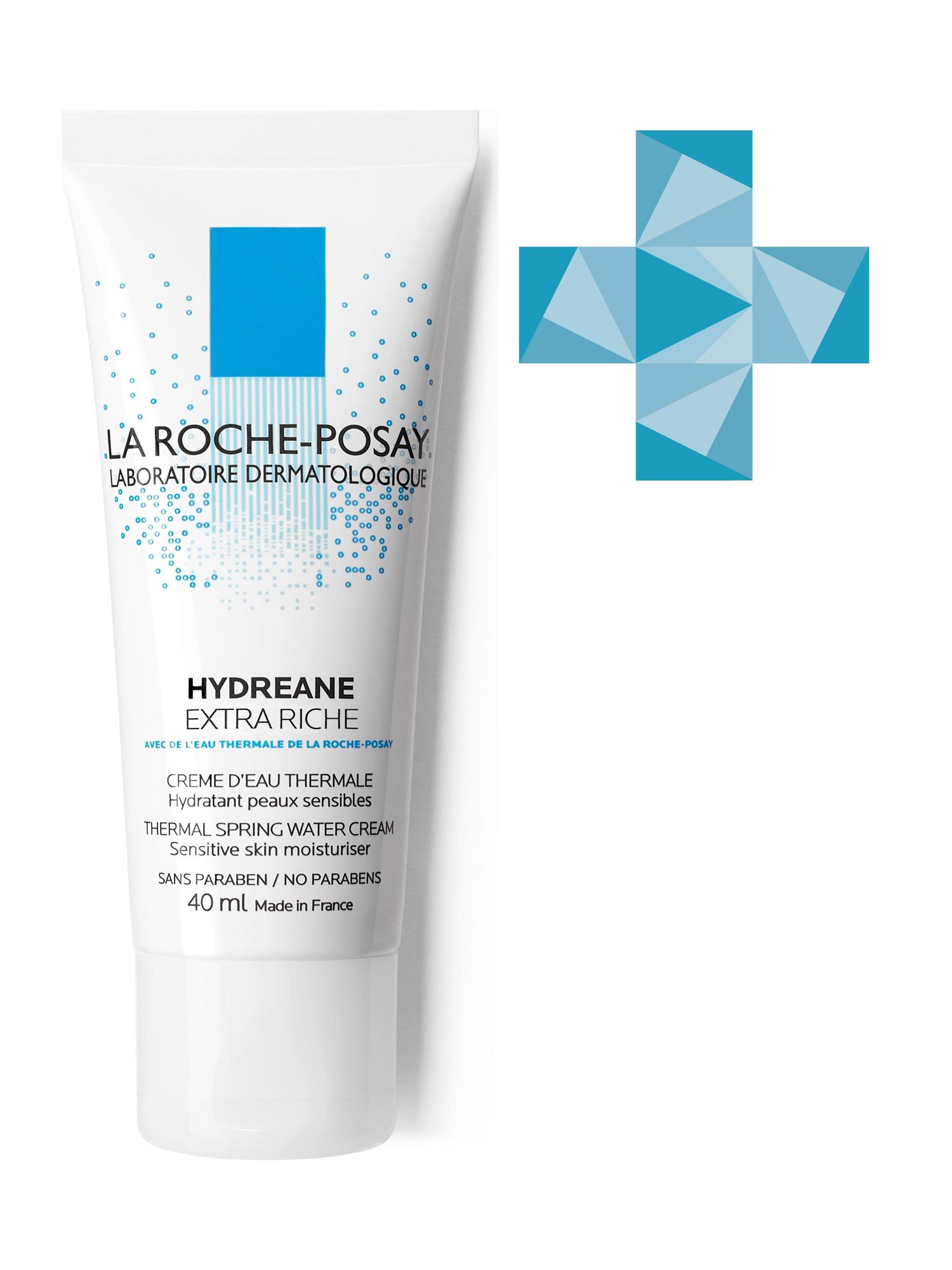 Ля Рош Позе Увлажняющий крем для чувствительной кожи, склонной к сухости Riche, 40 мл (La Roche-Posay, Hydreane) фото 3