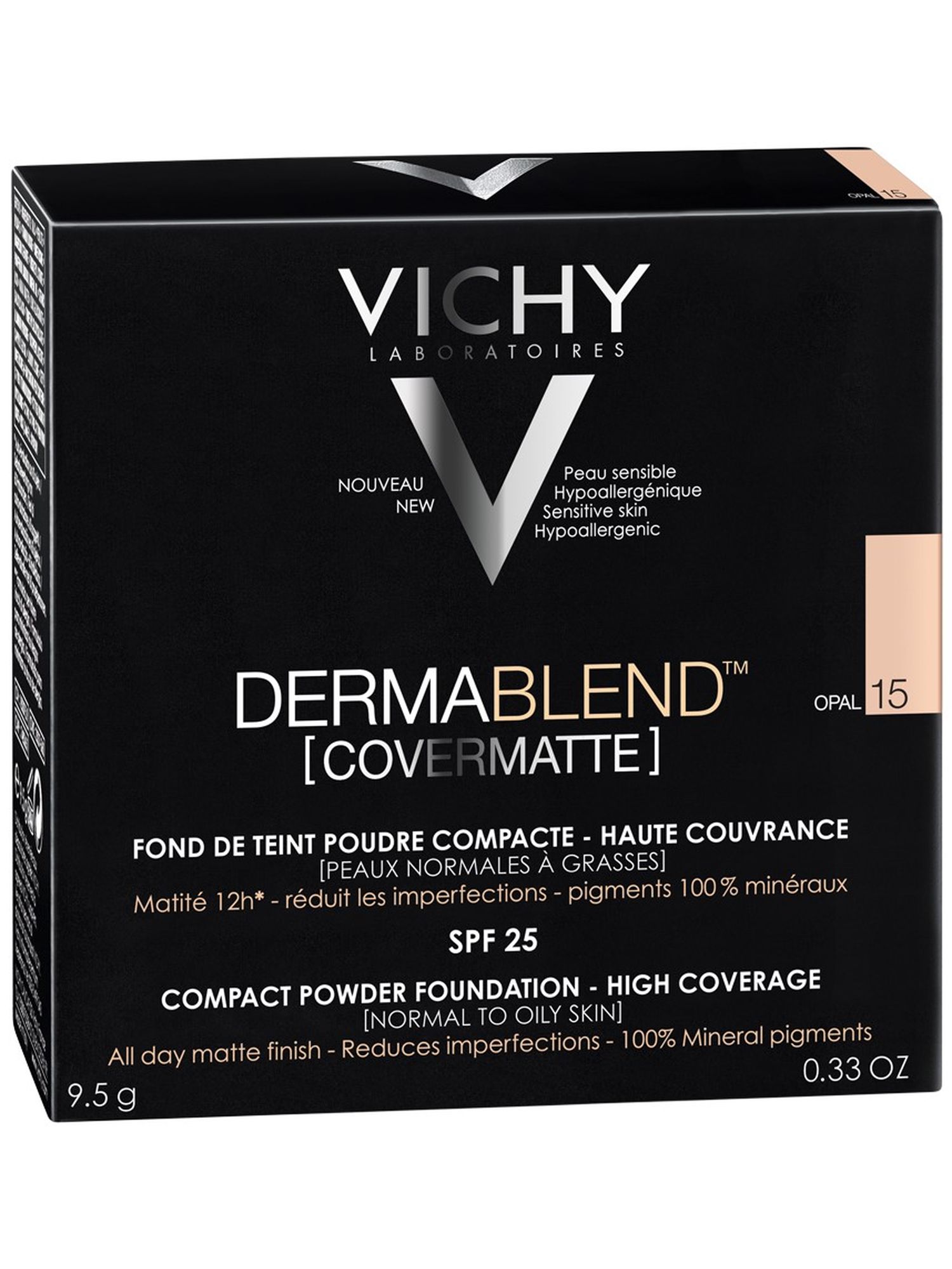 Виши Дермабленд Пудра Тон 15, SPF 25, 9,5 г (Vichy, Dermablend) фото 3