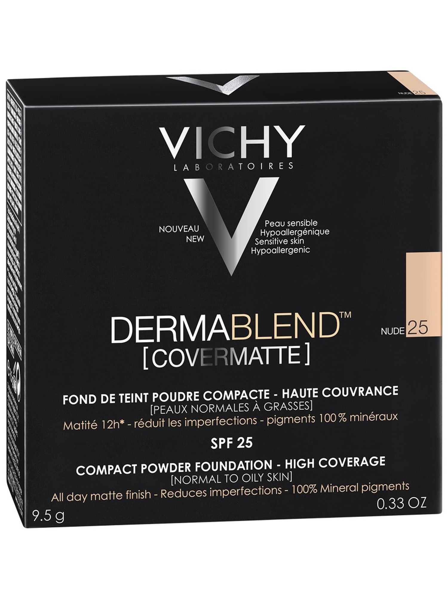 Виши Дермабленд Пудра Тон 25, SPF 25, 9,5 г (Vichy, Dermablend) фото 3