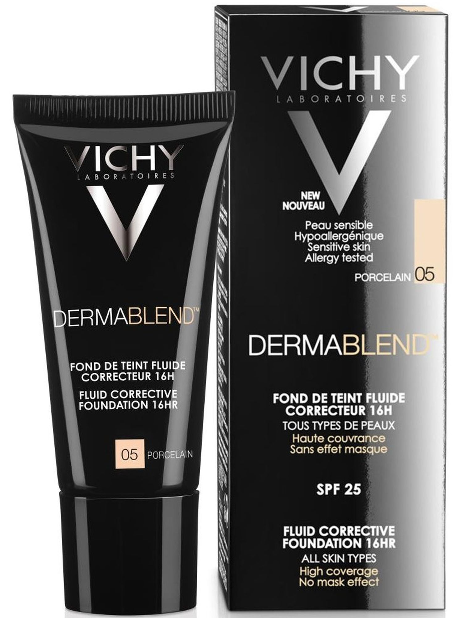 Виши Корректирующий тональный флюид фарфоровый оттенок 5 тон, 30 мл (Vichy, Dermablend) фото 14