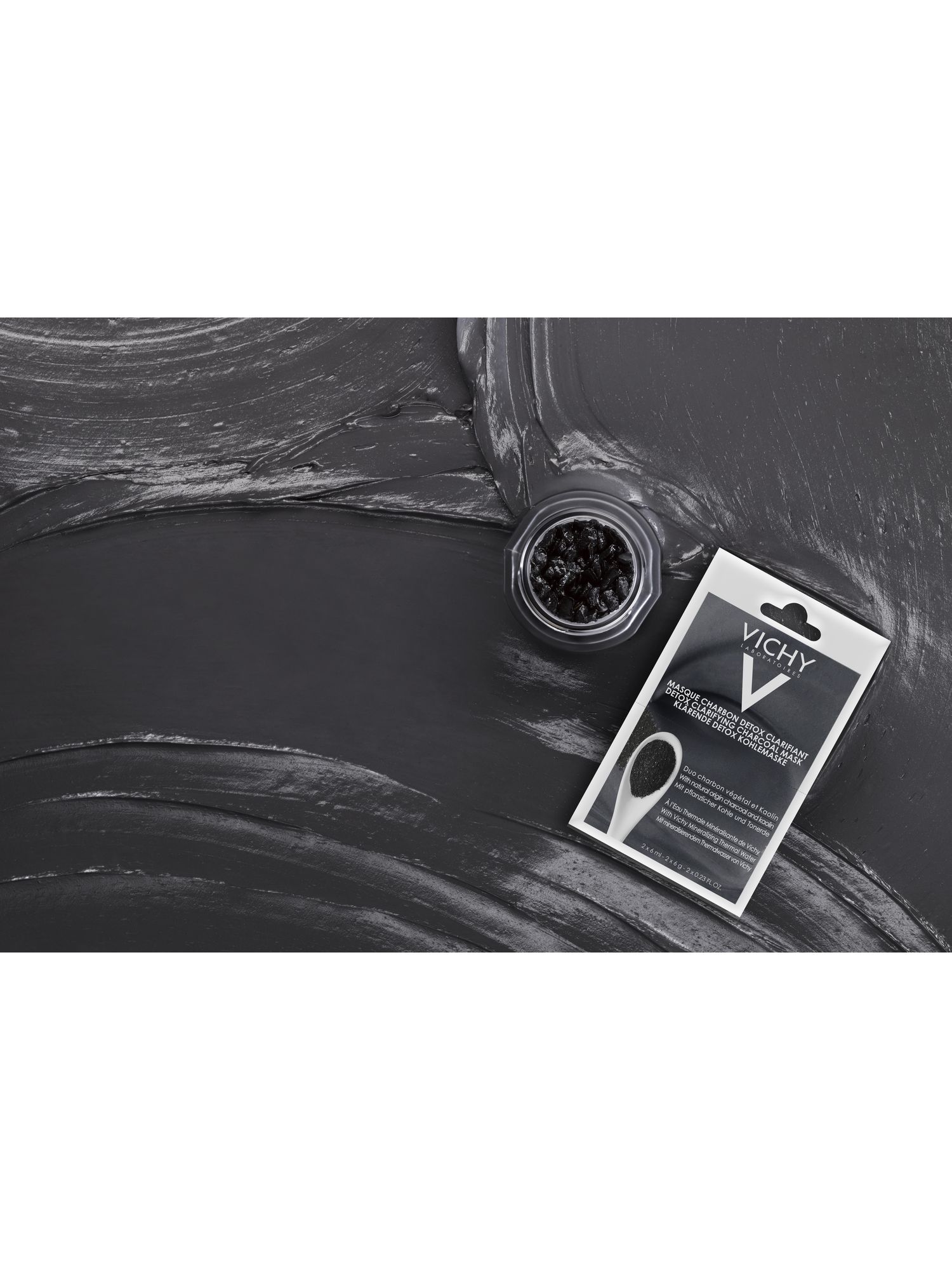 Виши Детокс-маска с древесным углем саше 2 х 6 мл (Vichy, Masque) фото 4