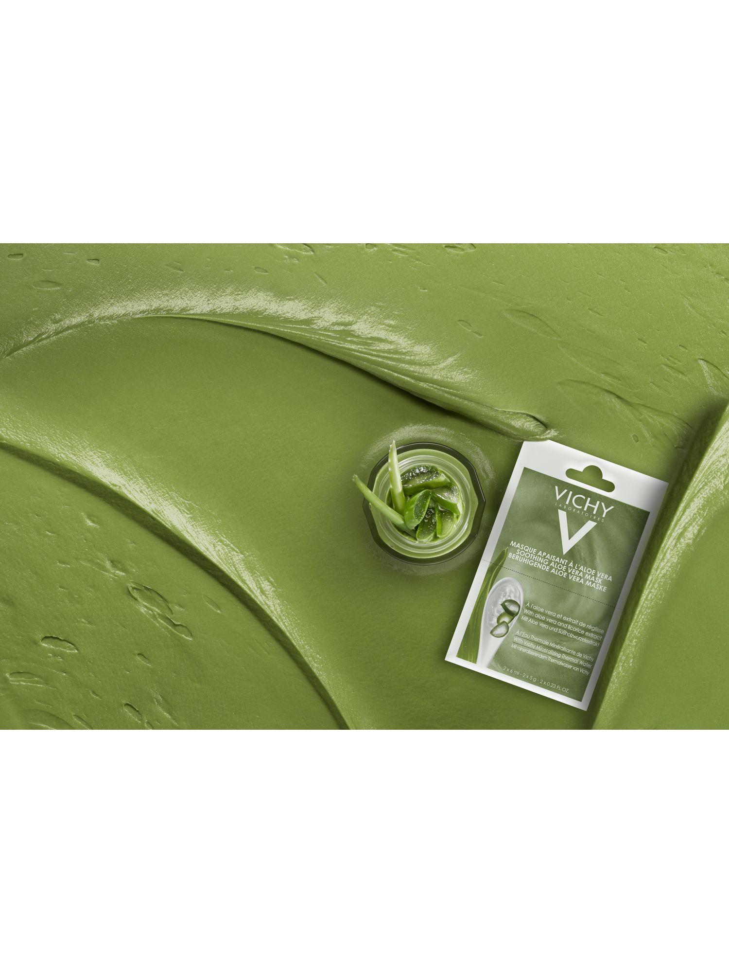 Виши Восстанавливающая маска с алоэ вера саше 2 х 6 мл (Vichy, Masque) фото 4