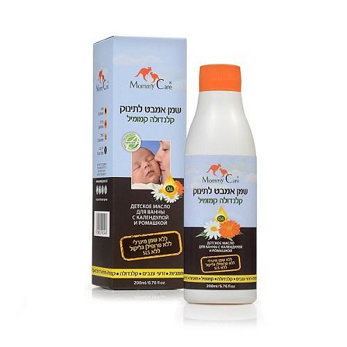 

Mommy Care Детское Масло Для Ванны С Календулой И Ромашкой 200 мл (Mommy Care, Новорожденные), Новорожденные