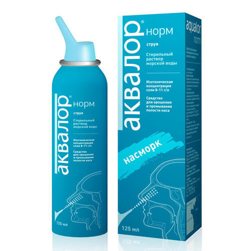 Aqualor Норм средство для промыв полости носа 125мл (Aqualor, Норм)