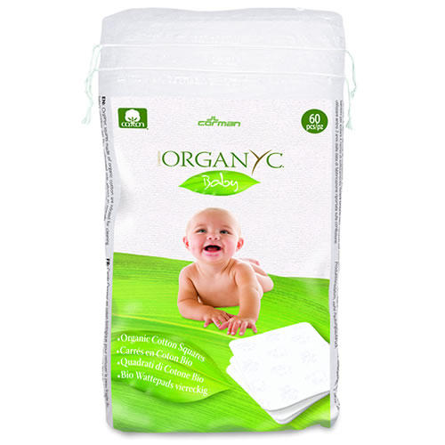 Органик Детские ватные подушечки из органического хлопка, 60 шт (Organyc, Kids hygiene) фото 0