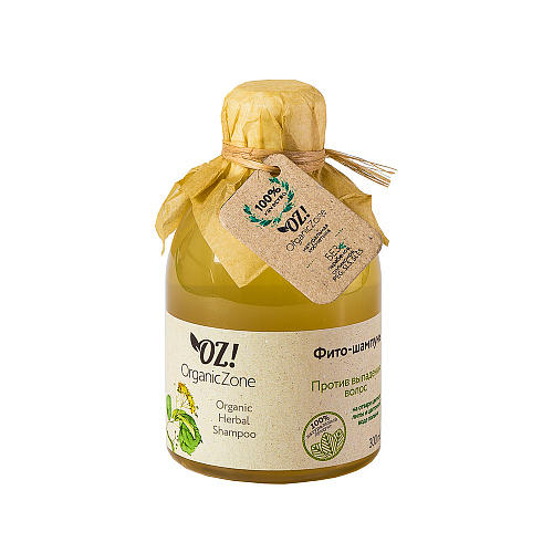 

OZ! OrganicZone Фито-шампунь "Против выпадения волос" 300 мл (OZ! OrganicZone, Шампуни), Шампуни