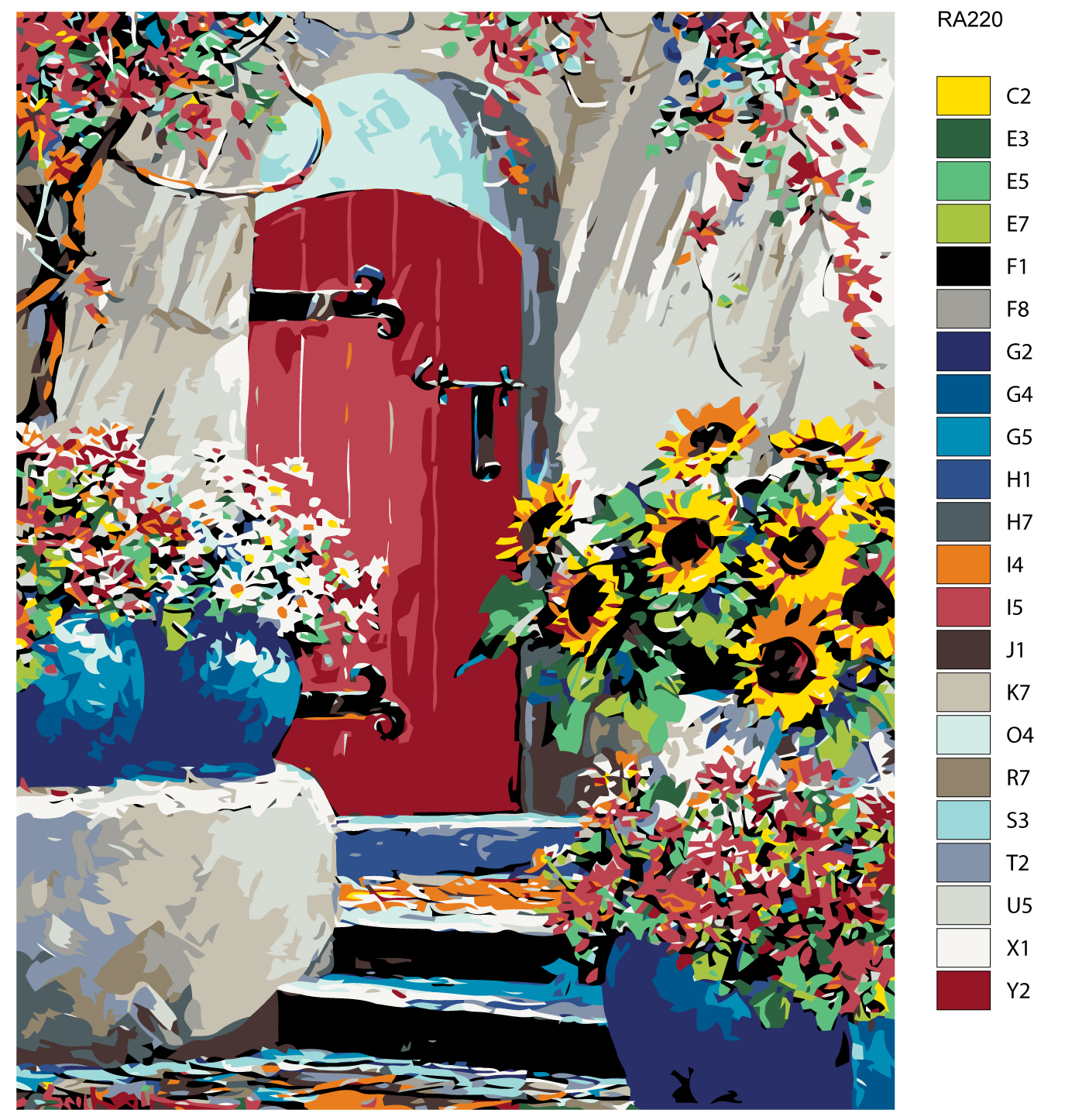  Картина по номерам Дома 40 x 50 (Картины по номерам, Дома) фото 0