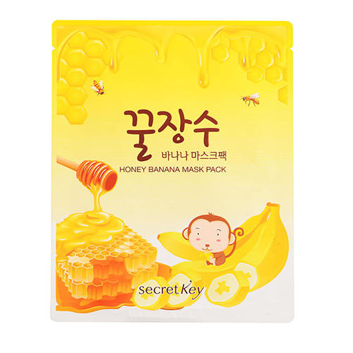 Сикрет Ки Маска для лица с экстрактом банана и меда Honey Banana Mask Pack 1P, 25 г (Secret Key, Mask / Pack) фото 0