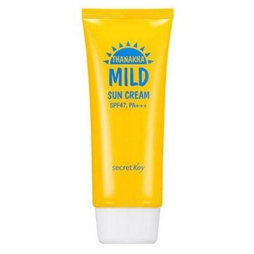 Сикрет Ки Крем мягкий солнцезащитный Thanakha Mild Sun Cream SPF 47, PA+++, 100 г (Secret Key, Sunscreens) фото 0