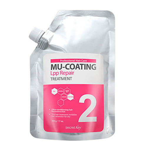 Secret key Бальзам для укрепления и ламинирования волос Mu-Coating LPP Repair Treatment, 480 г (Secret key, Body / Hair)