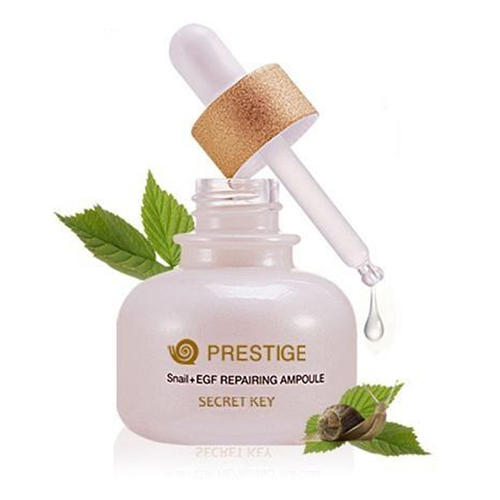 Сикрет Ки Сыворотка Престиж в ампуле с муцином улитки Prestige Snail + EGF Repairing Ampoule, 30 мл (Secret Key, Essence / ampoule) фото 0