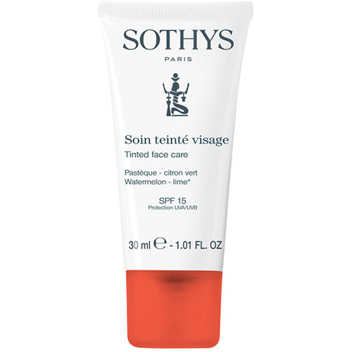 

Sothys Тонирующий увлажняющий крем с ароматом арбуза и лайма Spf 15, 30 мл (Sothys, Sun Care), Sun Care
