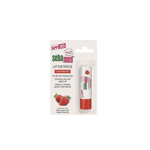 Себамед Помада для губ гигиеническая Sensitive Skin Lip Defense SPF 30 клубника 4,8 г (Sebamed, Sensitive Skin) фото 0