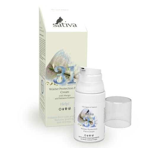 Сатива Крем для лица защитный зимний №31  30 мл (Sativa, Help!) фото 0