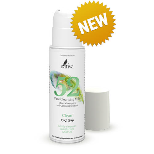 Сатива Молочко для лица очищающее №52  150 мл (Sativa, Clean) фото 0