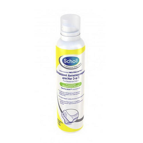 Шолль Дезодорант антиперспирант для ног 3в1, 150 мл (Scholl, Odour Control) фото 0