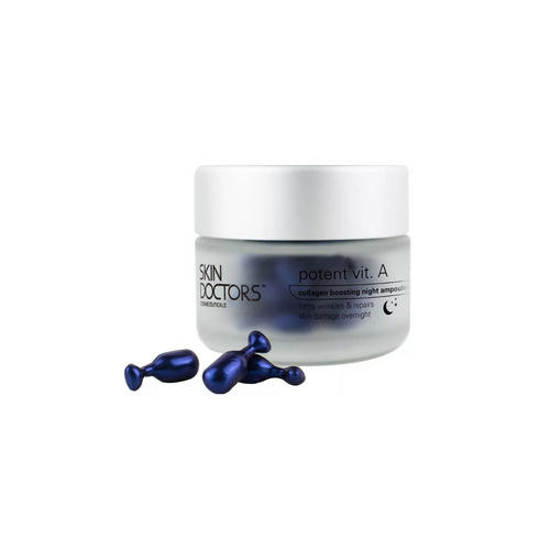 Skin Doctors Ночная сыворотка с Витамином А, 50 капсул (Skin Doctors, Potent Vit. А)
