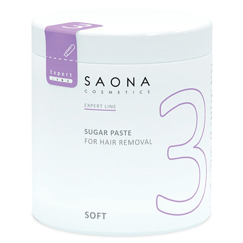 Саона Сахарная паста для шугаринга №3  Мягкая (Soft) с разогревом 1000 гр (Saona Cosmetics, Expert Line) фото 0