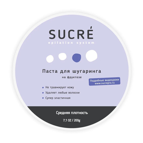 Сукре Паста для шугаринга Средняя 200 гр (Sucre, Паста для эпиляции) фото 0