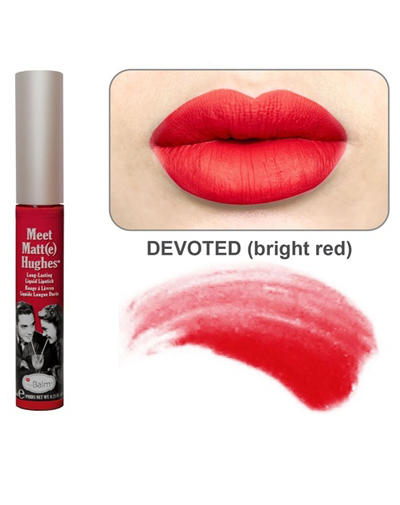 Стойкий матирующий блеск для губ Meet Matt(e) Hughes Devoted (Thebalm, Губы)