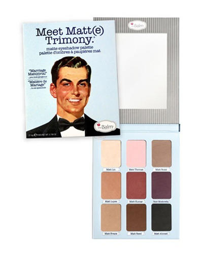 Палетка теней Meet Matte Trimony (Thebalm, Палетки)