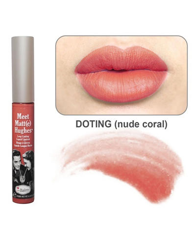 Стойкий матирующий блеск для губ Meet Matt(e) Hughes Doting (Thebalm, Губы)