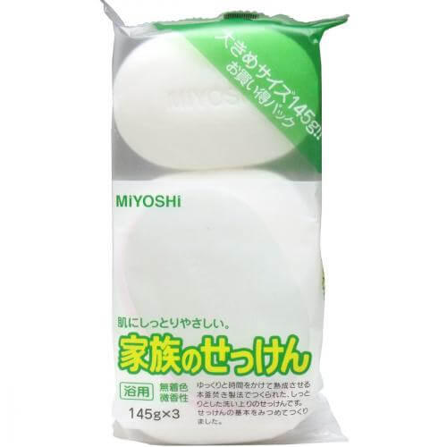 

Miyoshi Туалетное мыло на основе натуральных компонентов 145 г*3 (Miyoshi, Для тела), Для тела