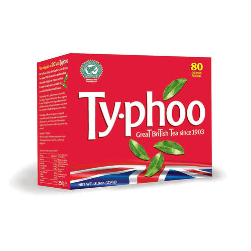 Тайфу Чай черный британский купаж 80 пак 250г (Typhoo, Black tea) фото 0