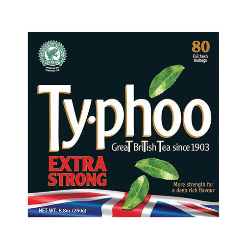 Тайфу Чай черный сильной заварки 80 пак 250г (Typhoo, Black tea) фото 0