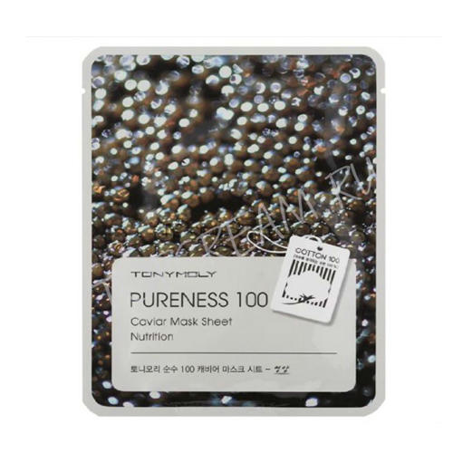 Тони Моли Подтягивающая маска с экстрактом черной икры 21 мл (Tony Moly, Pureness) фото 0