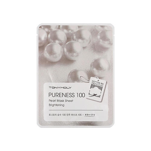 Тони Моли Тканевая маска с экстрактом жемчуга  21 мл (Tony Moly, Pureness) фото 0