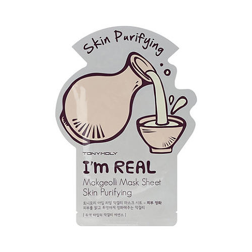 Тони Моли Тканевая увлажняющая маска с экстрактом макколи 21 мл (Tony Moly, I am real) фото 0