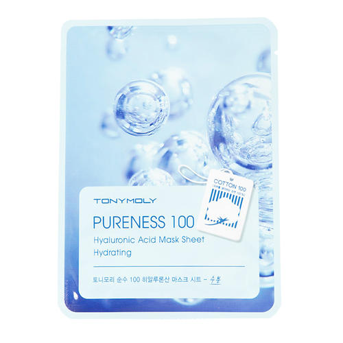 Тони Моли Тканевая маска для лица с гиалуроновой кислотой 21 мл (Tony Moly, Pureness) фото 0