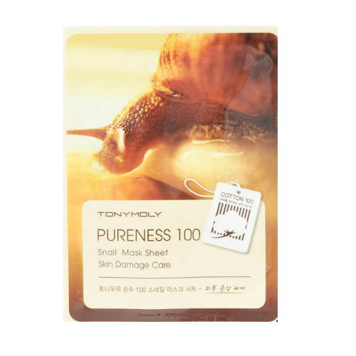 Тони Моли Тканевая маска с фильтратом улиточной слизи 21 мл (Tony Moly, Pureness) фото 0