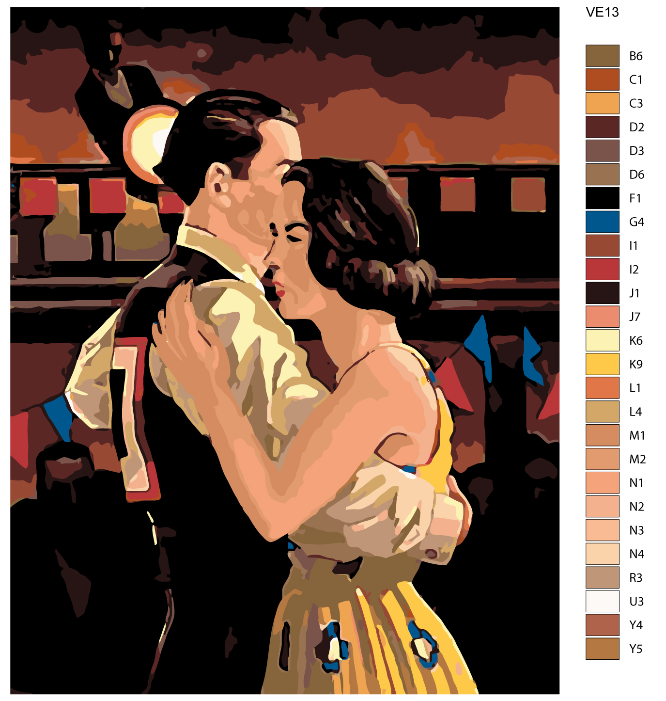  Картина по номерам Романтика 40 x 50 (Картины по номерам, Романтика) фото 0