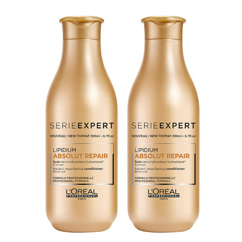 Loreal Professionnel Набор Абсолют Липидиум Смываемый уход 2 шт х 200 мл (Loreal Professionnel, Absolut Repair Lipidium)