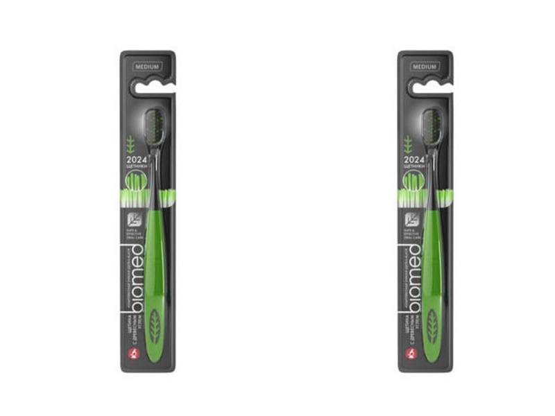 Сплат Набор Зубная щетка BioMed BLACK 1 шт*2 штуки (Splat, Biomed) фото 0