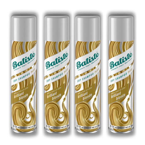 Batiste Комплект Light Brilliant Blonde Сухой шампунь 4 шт х 200 мл (Batiste, Color)