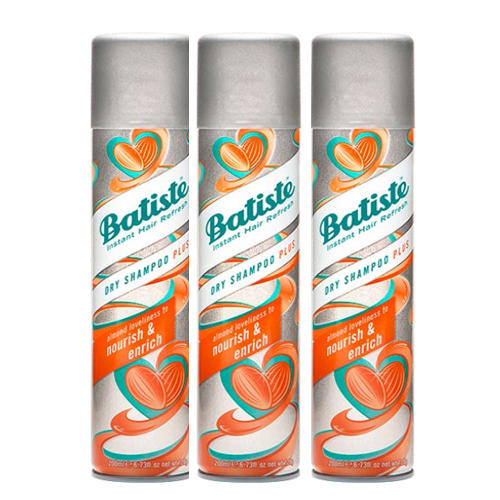 Батист Комплект Nourish&Enrich С экстрактом миндаля Сухой шампунь 3 шт х 200 мл (Batiste, Care) фото 0