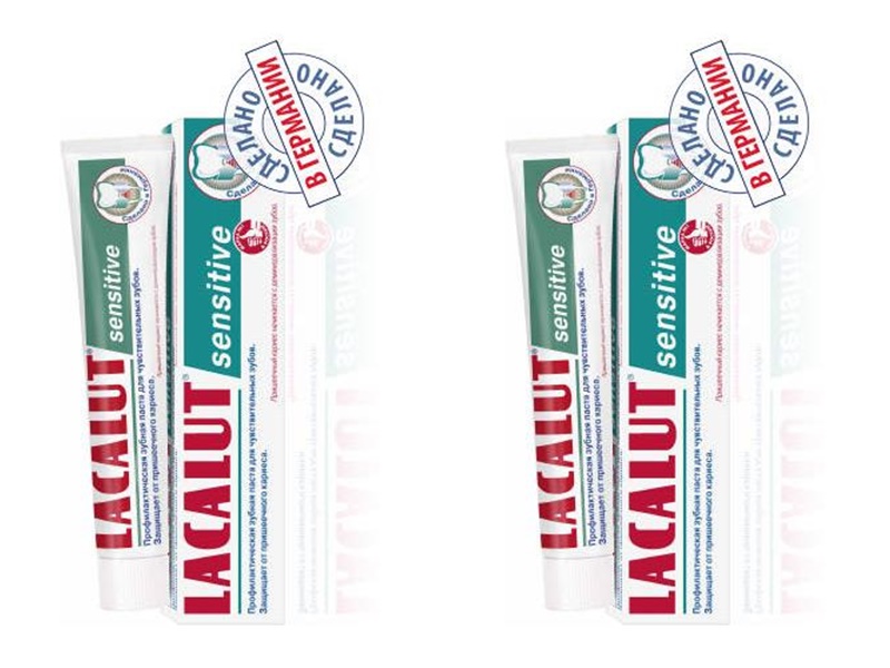 

Lacalut Набор Зубная паста Сенситив 50 мл*2 штуки (Lacalut, Зубные пасты), Зубные пасты