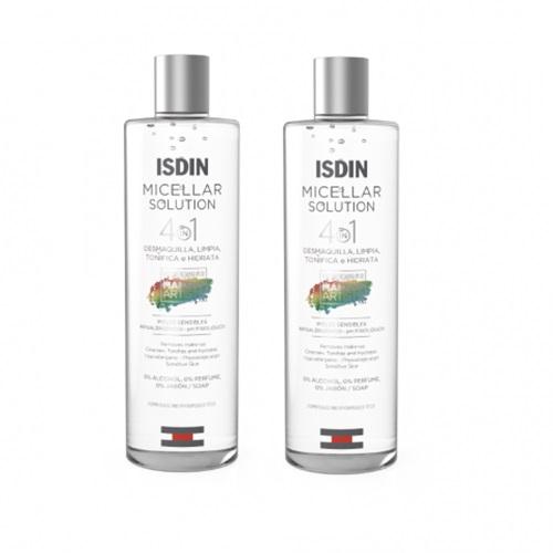  Комплект Вода мицеллярная 2 шт х 400 мл (ISDIN, Micellar solution) фото 0