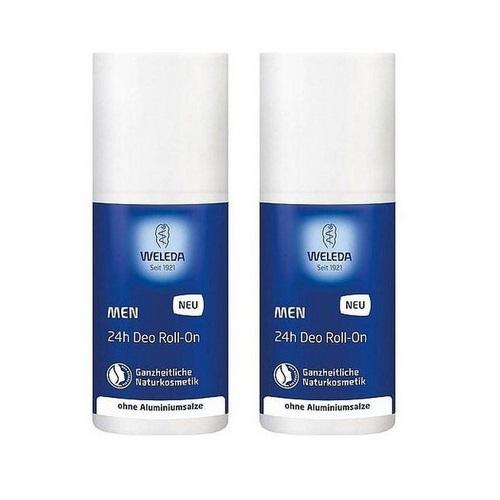 Веледа Комплект Мужской дезодорант 24 часа Roll-On 2х50 мл (Weleda, Мужская серия) фото 0